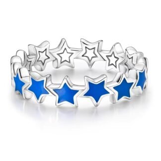 Glow Star Silver Ring