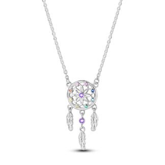 Dreamcatcher Silver Necklace