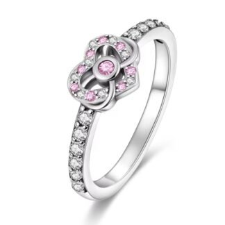 Heart Infinity Silver Ring