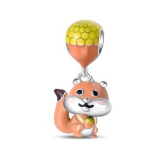 Squirrel Acorn Charm