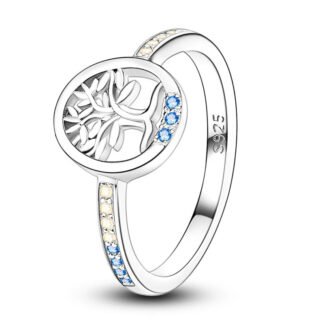 Tree of Life Silver Ring