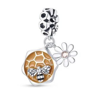 Bee Flower Charm