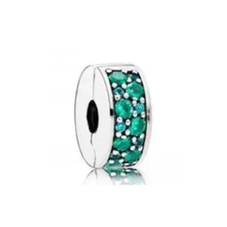 Emerald Green Small Peddle Case Charm