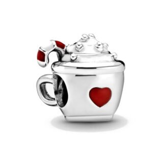 Creamy Drink and Candy Cane Charm