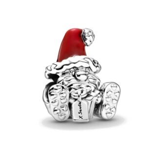 Tiny Santa Red Christmas Hat Charm
