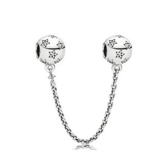 Many Gems Stars Chain Charm