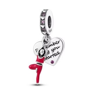 Yoga Heart Charm