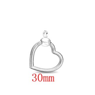 On a Heart Loop Hoop Charm