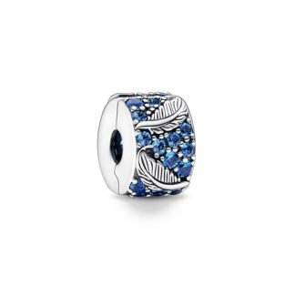 Feathers on Blue Pebbles Pond Charm