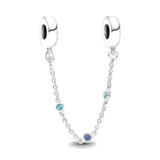Blue Gems Chain Charm