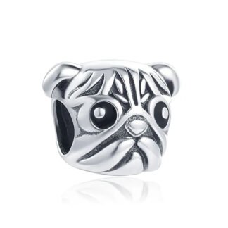 Pit Bull Dog Head Charm