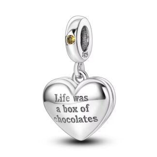 Heart Life Chocolate Charm