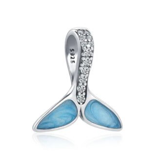 Blue Fishtail Charm