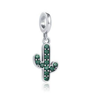 Green Cactus Charm