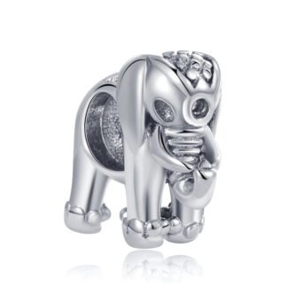 Silver Detailed Elephant Charm