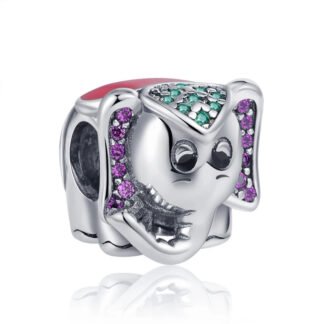 Strange Color Elephant Charm