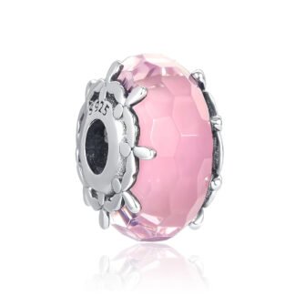 Geometric Hexagonal Pattern Pink Charm