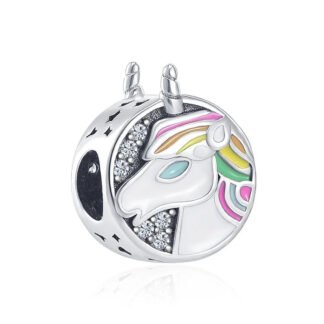 Unicorn Colorful Weave Charm