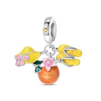 Orange Slipper Hat Summer Charm
