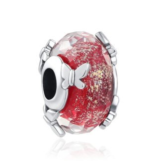 Gummy Red Gel Butterflies Charm