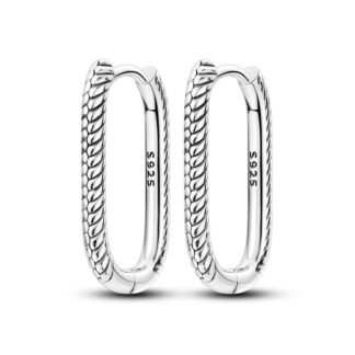 Simple Silver Hoop Earrings