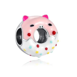 Donut Pig Colorful Charm