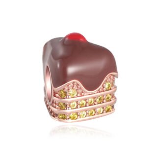 Chocolate Pancake Yellow Gems Charm