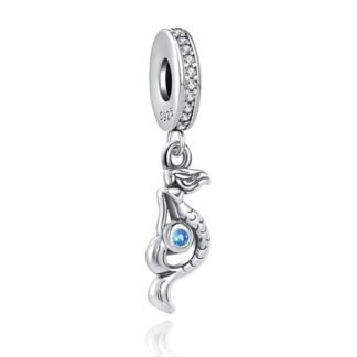 Seahorse Blue Gem Charm