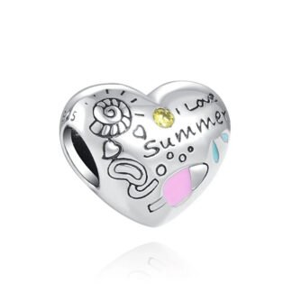 Summertime Ideas Heart Charm