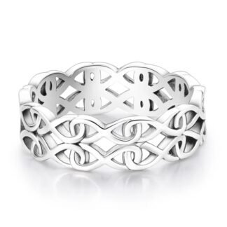 Intertwined Vine Silver Ring