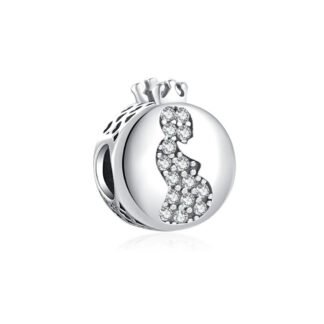 Pregnant Human Silhouette Charm