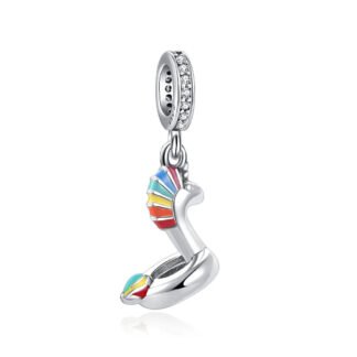 Rainbow Duck-like Creature Floatie Charm
