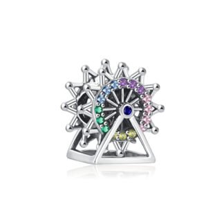 Rainbow Ferris Wheel Charm