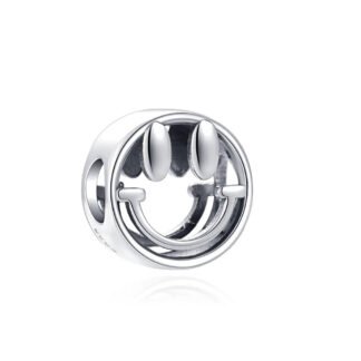 Smiley Face Big Eyes Wide Smile Charm