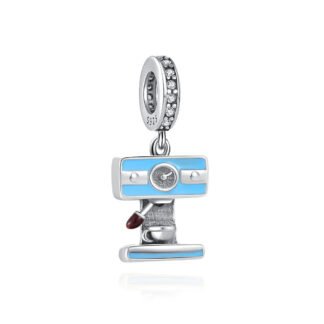 Blue Espresso Coffee Machine Charm