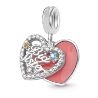 Sibling Love Big Sister Heart Charm