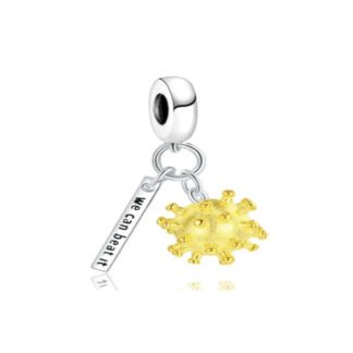 Overcoming Illness Golden Virus Disease Charm