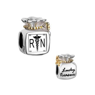 Registered Nurse Medical Lucky Treasure Charm