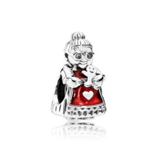 Grandmother Mrs. Santa Claus Old Woman Baking Gingerbread Charm