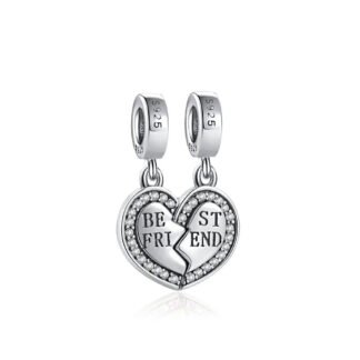 Broken Heart Friendship Charm