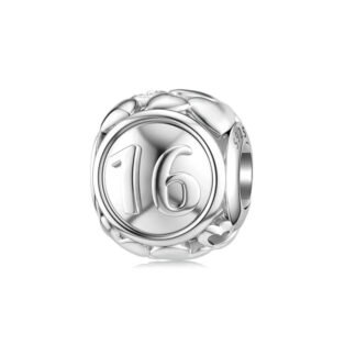 Silver Hearts Celebration Milestone 16 Charm
