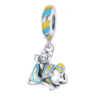 Silver Flying Dumbo Elephant Disney Charm