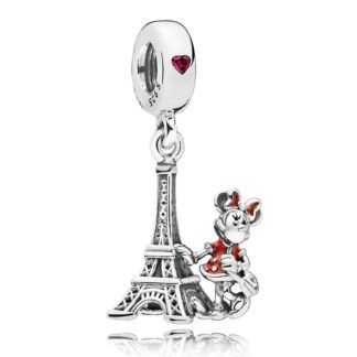 Minnie Mouse Eiffel Disney Charm