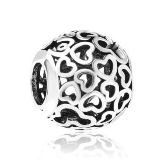 Hollow Heart Charm
