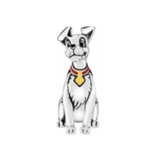 Silver Tramp Dog Lady and the Tramp Disney Charm