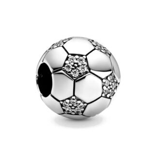 Sparkly Soccer Ball Charm