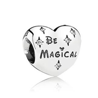 Silver Heart Be Magical Charm