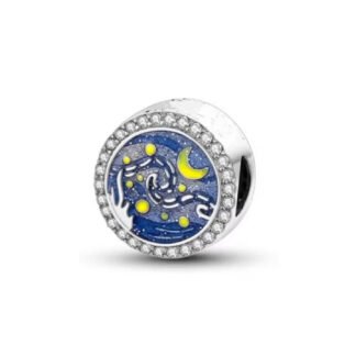 Mini Van Gogh Starry Night Charm
