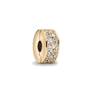 Gold Solid Gems Charm