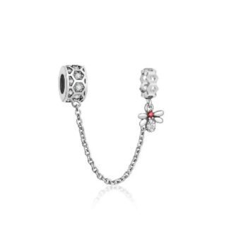 Red Insect Chain Charm